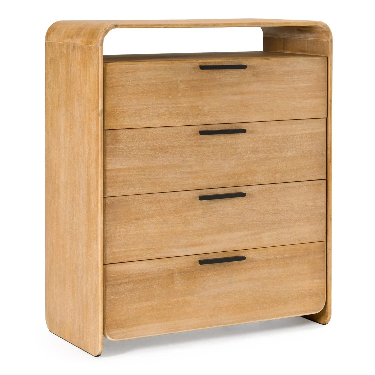 Luxury Modern Dresden Acacia 4-Drawer Chest European Style for Villa