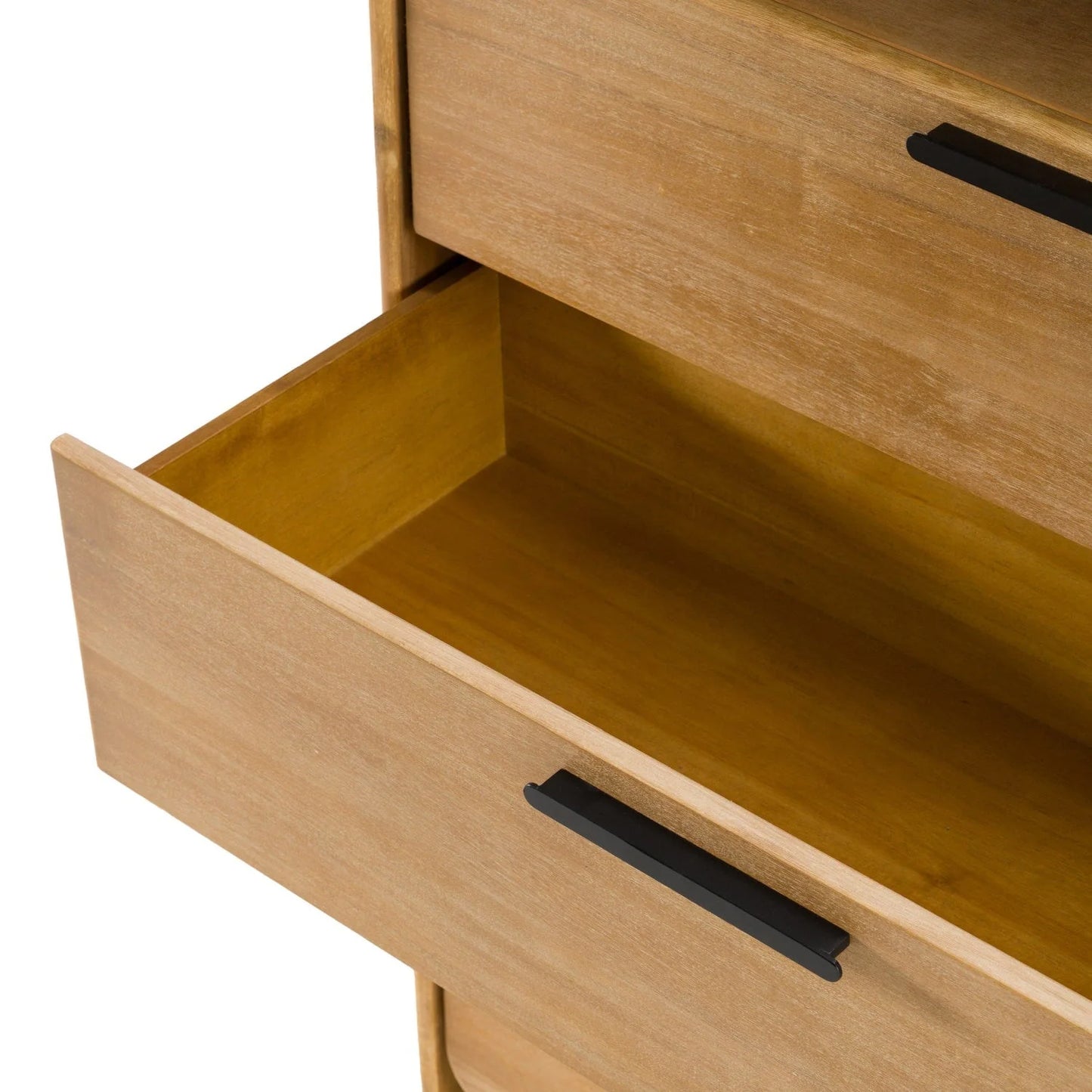 Luxury Modern Dresden Acacia 4-Drawer Chest European Style for Villa