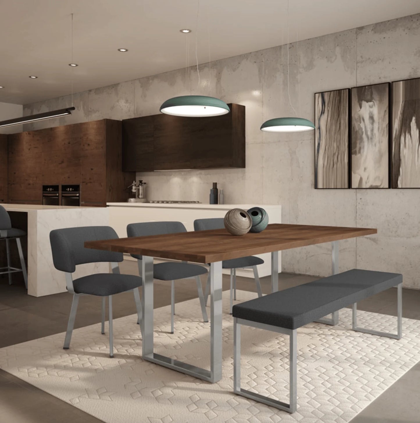 Luxury Modern Dryden Bench European Style for Villa