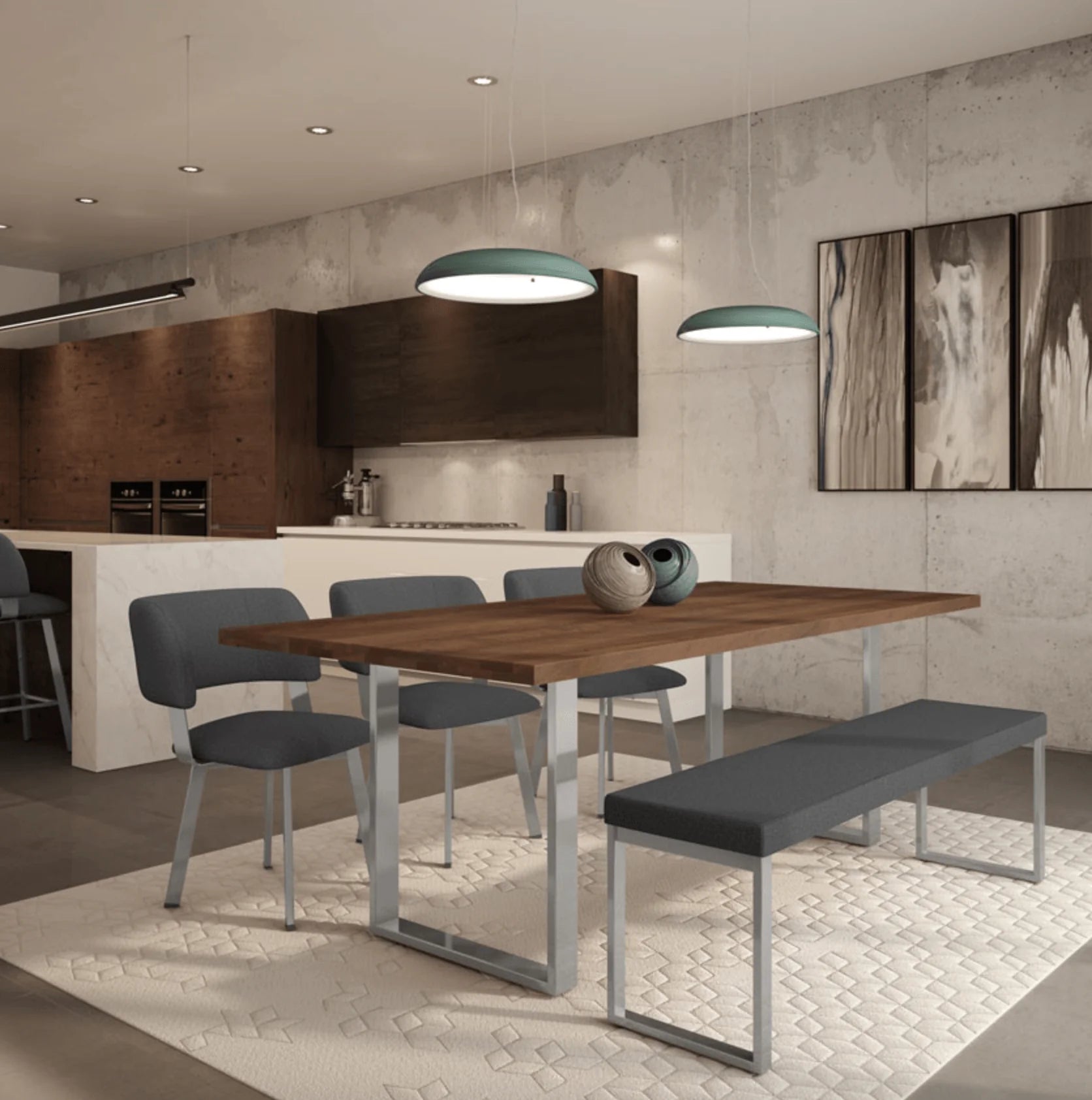 Luxury Modern Dryden Bench European Style for Villa