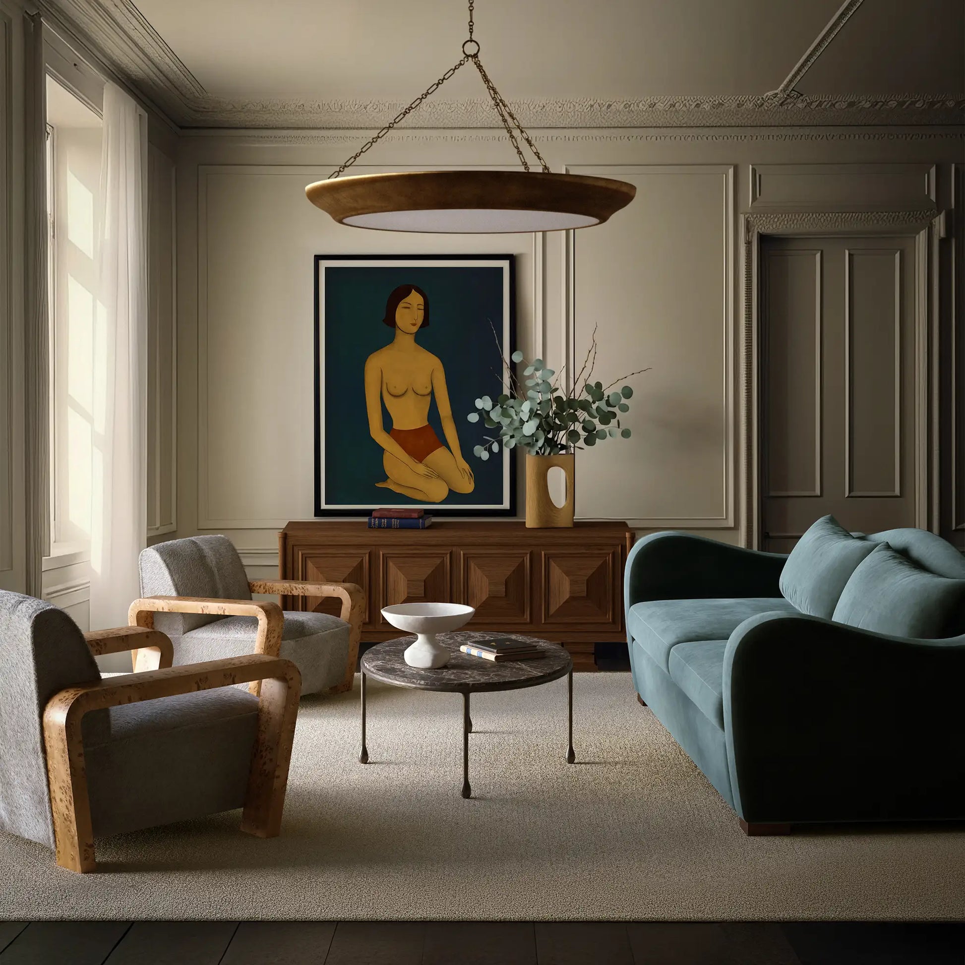 Luxury Modern Dumas Chair European Style for Villa