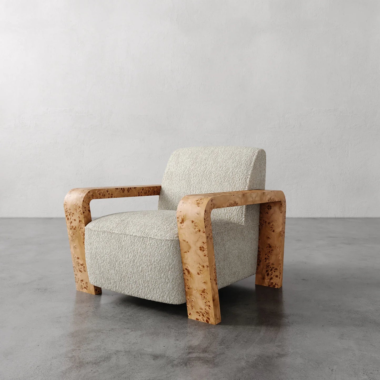 Luxury Modern Dumas Lounge Chair European Style for Villa