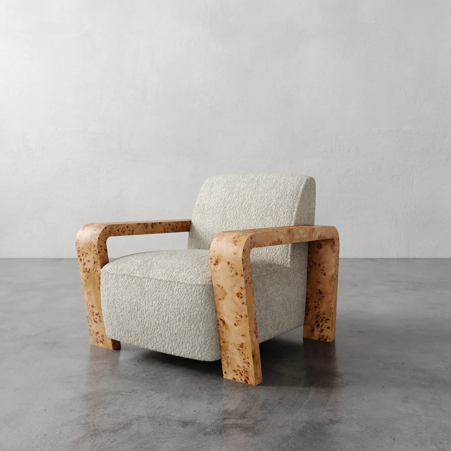 Luxury Modern Dumas Lounge Chair European Style for Villa