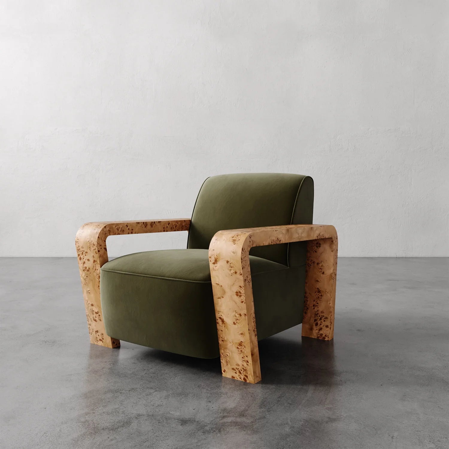 Luxury Modern Dumas Lounge Chair European Style for Villa