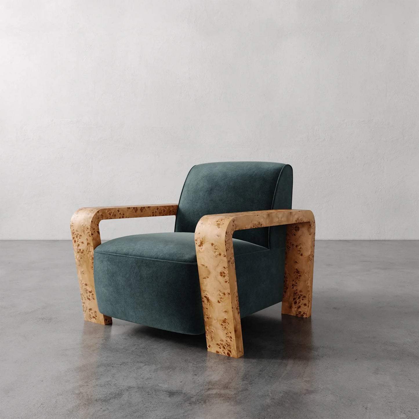 Luxury Modern Dumas Lounge Chair European Style for Villa