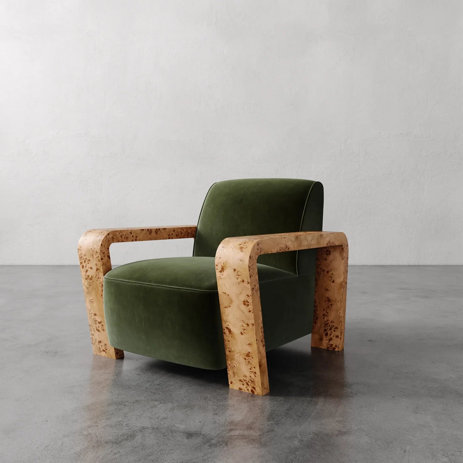 Luxury Modern Dumas Lounge Chair European Style for Villa