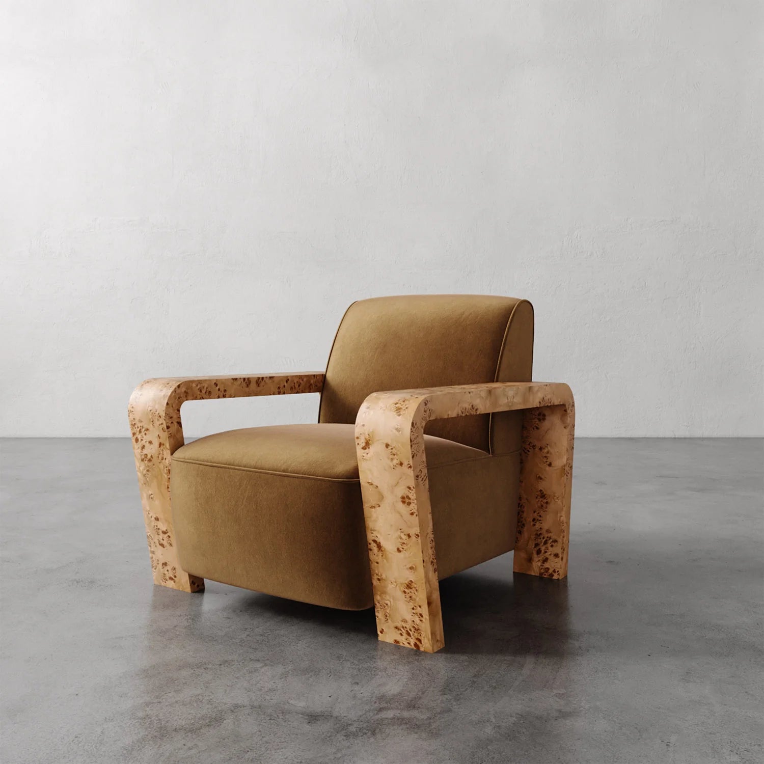 Luxury Modern Dumas Lounge Chair European Style for Villa