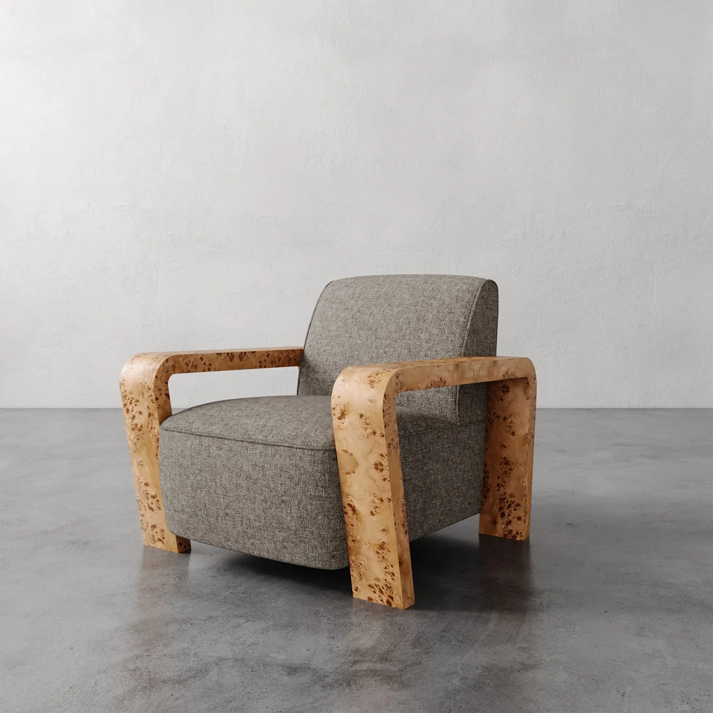 Luxury Modern Dumas Lounge Chair European Style for Villa