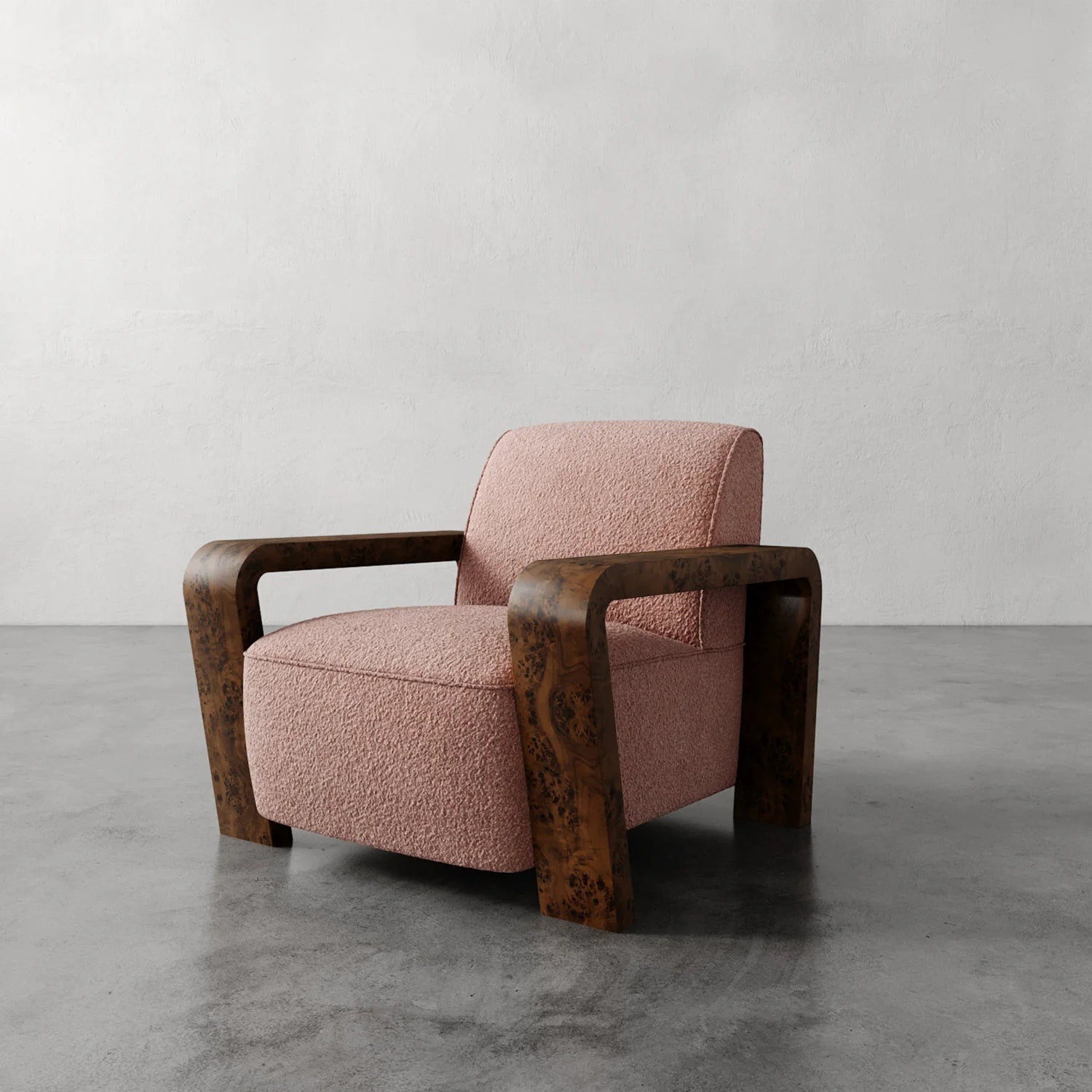 Luxury Modern Dumas Lounge Chair European Style for Villa