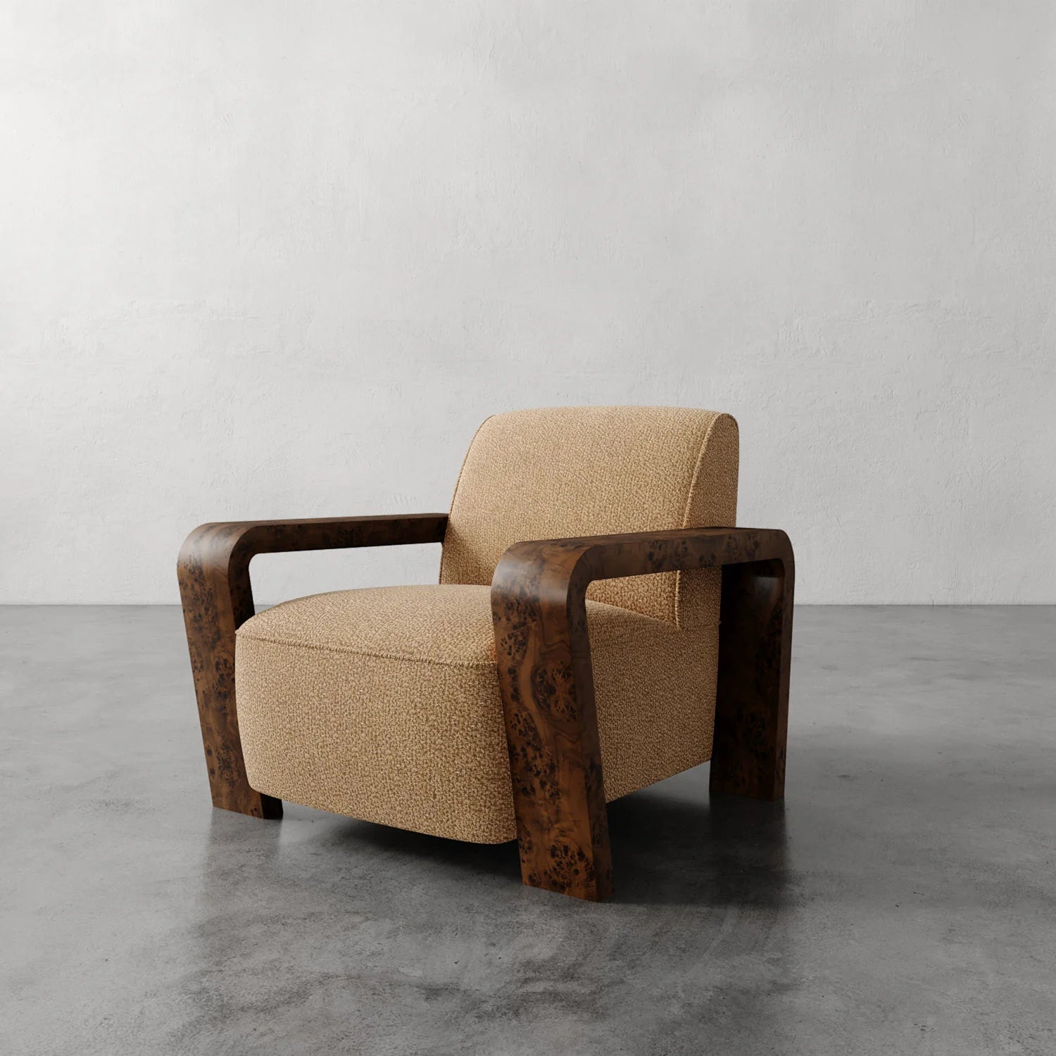 Luxury Modern Dumas Lounge Chair European Style for Villa