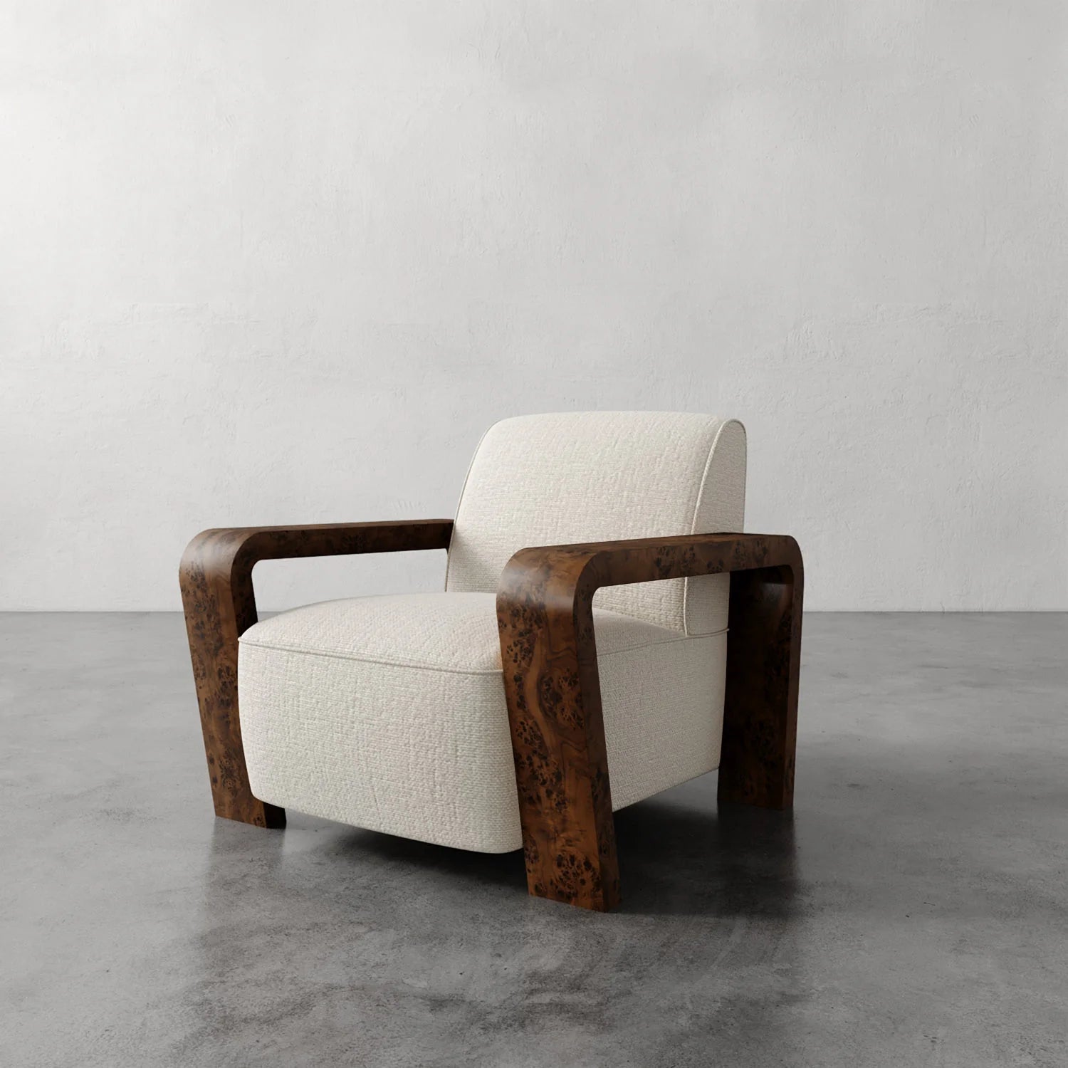 Luxury Modern Dumas Lounge Chair European Style for Villa