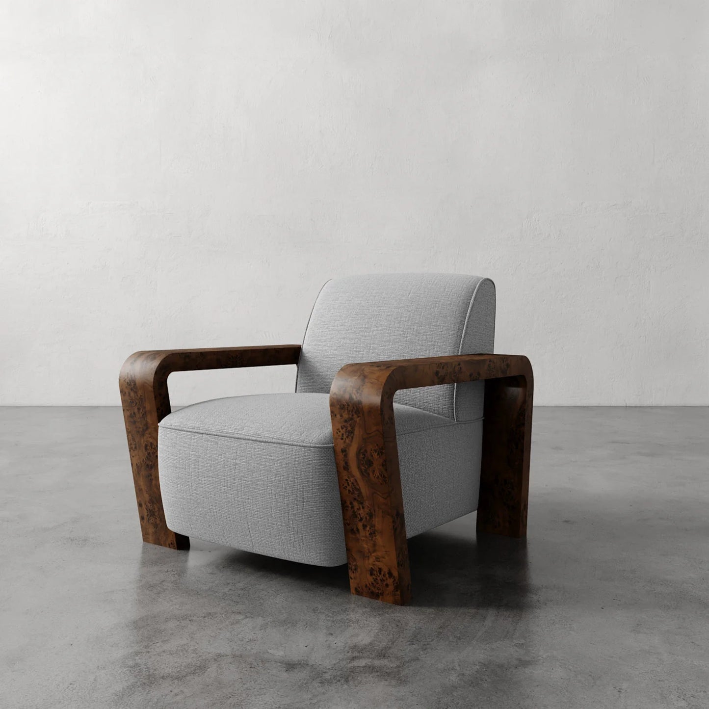 Luxury Modern Dumas Lounge Chair European Style for Villa