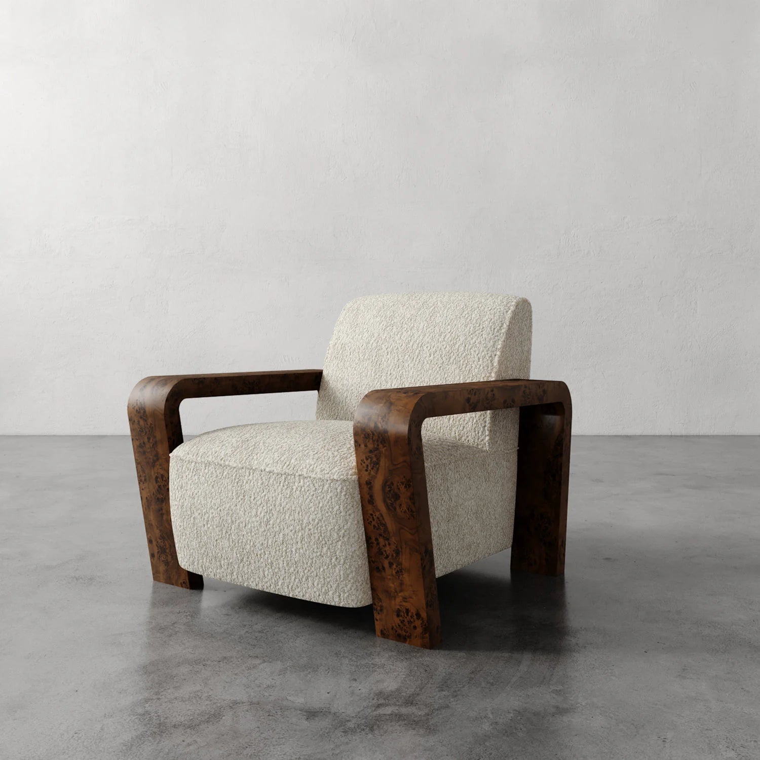 Luxury Modern Dumas Lounge Chair European Style for Villa