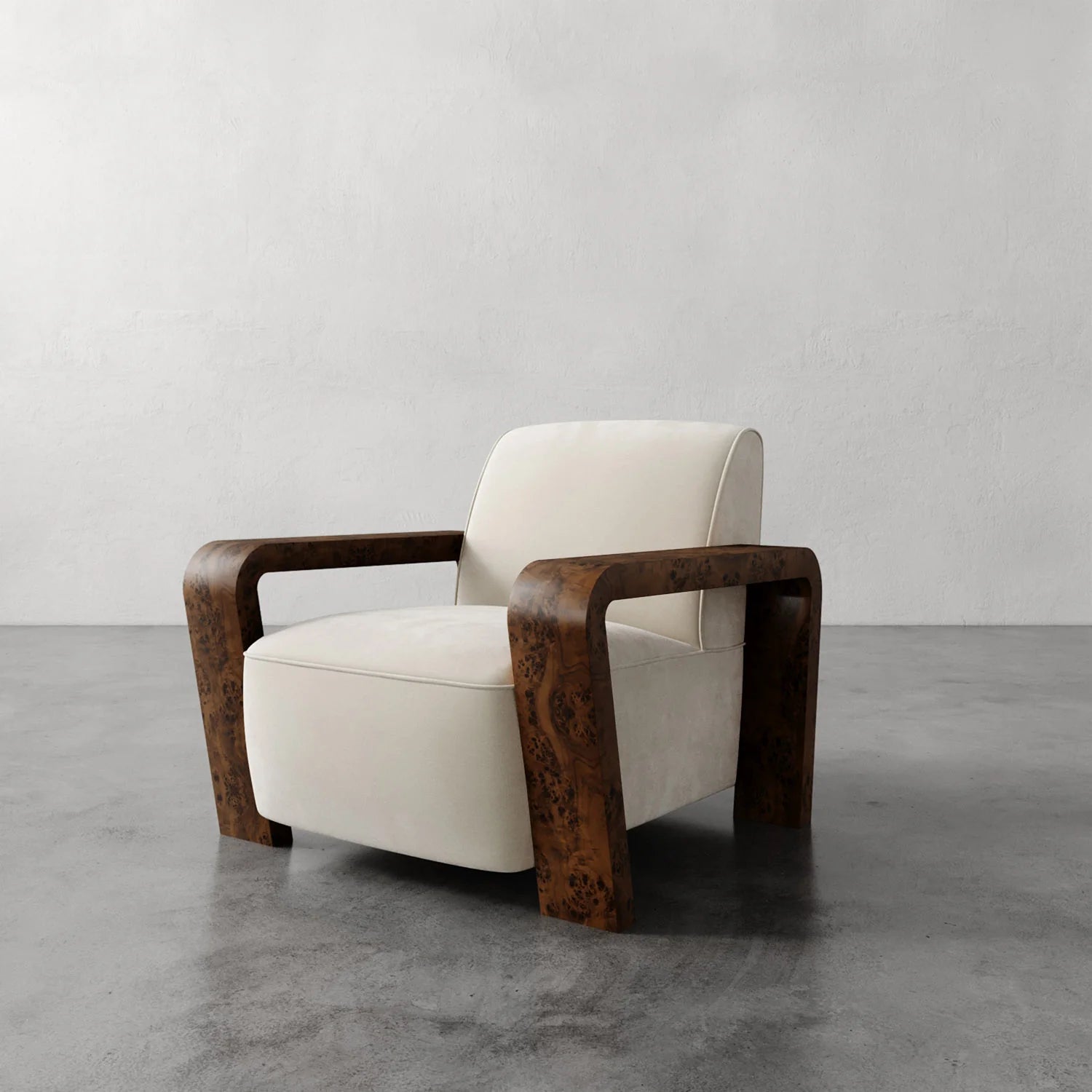 Luxury Modern Dumas Lounge Chair European Style for Villa