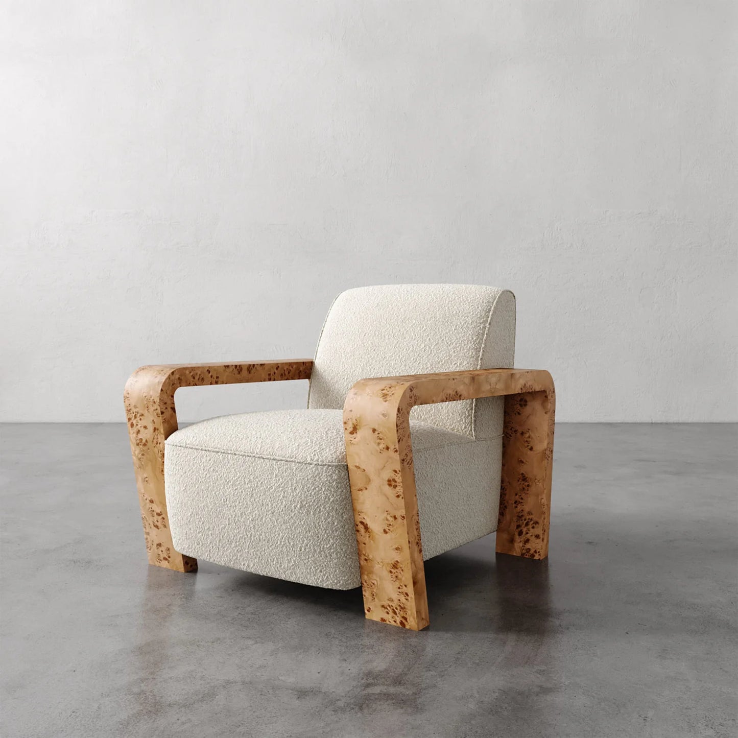 Luxury Modern Dumas Lounge Chair European Style for Villa