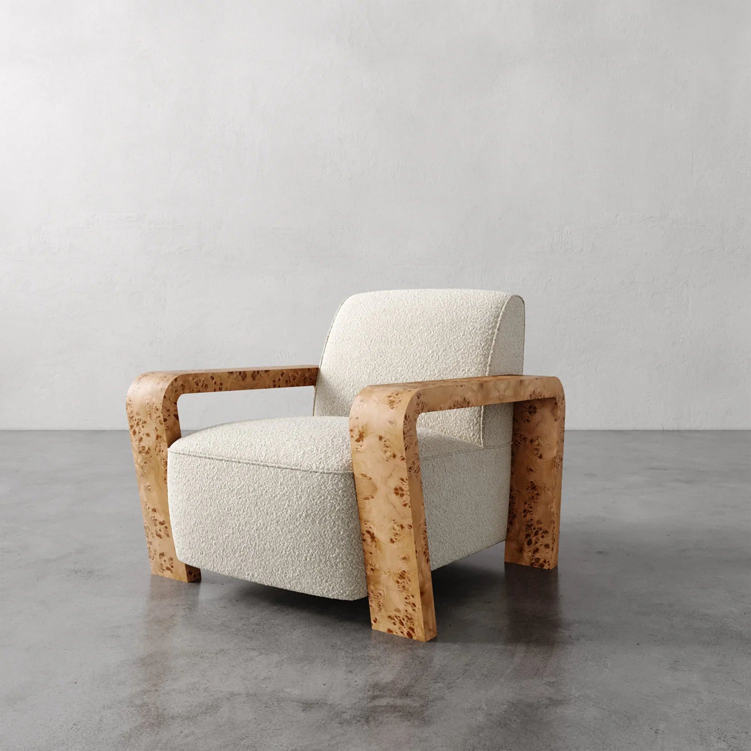 Luxury Modern Dumas Lounge Chair European Style for Villa