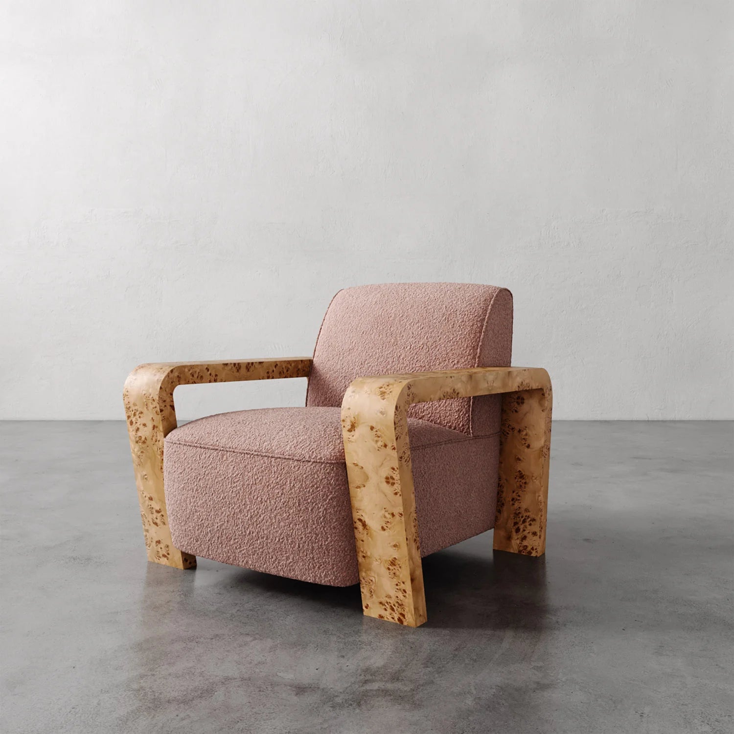 Luxury Modern Dumas Lounge Chair European Style for Villa