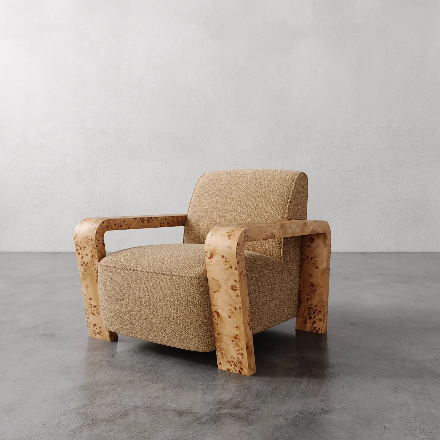 Luxury Modern Dumas Lounge Chair European Style for Villa