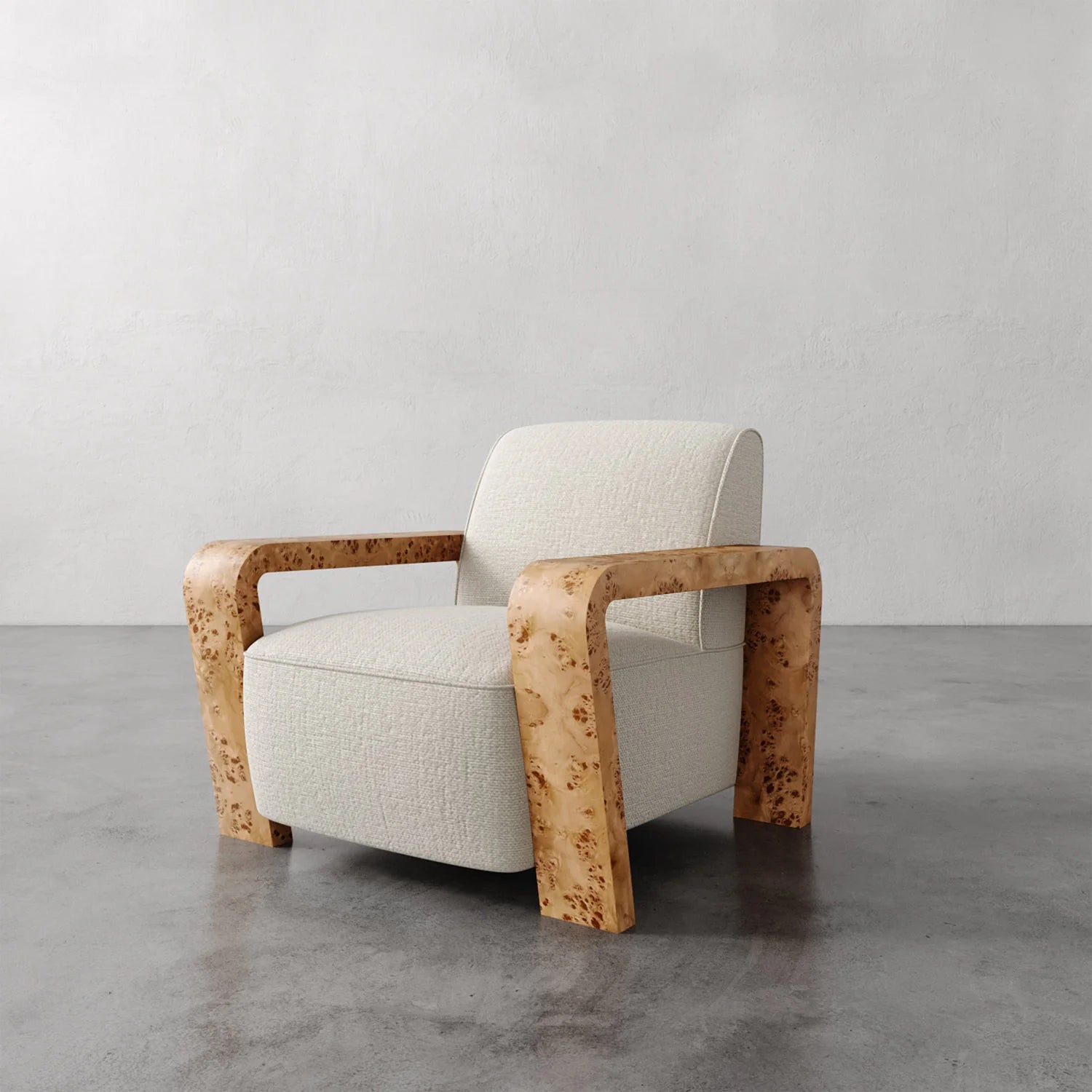 Luxury Modern Dumas Lounge Chair European Style for Villa