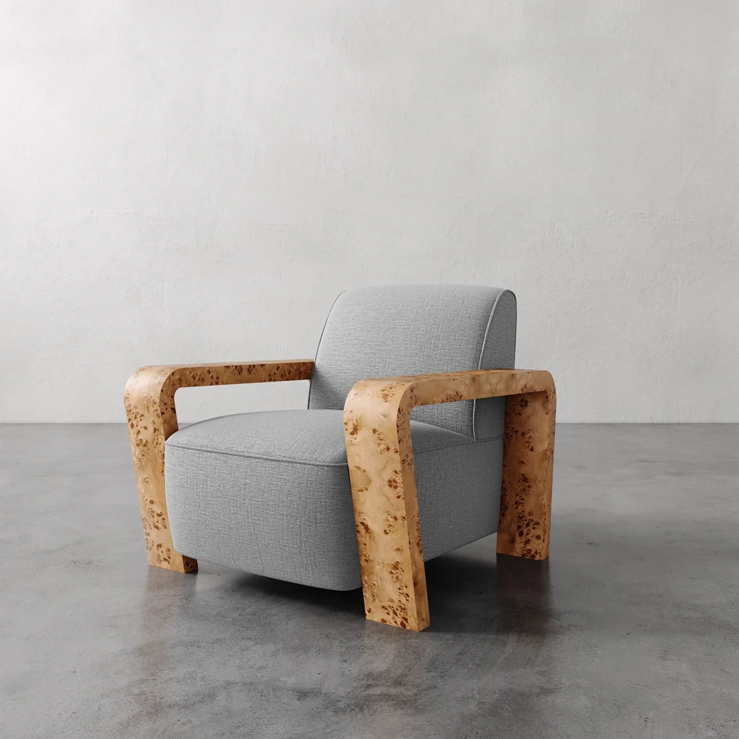 Luxury Modern Dumas Lounge Chair European Style for Villa