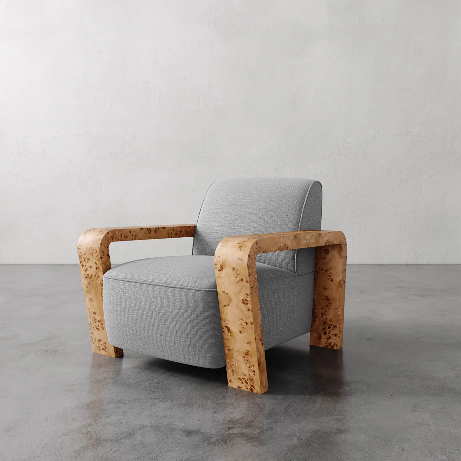 Luxury Modern Dumas Lounge Chair European Style for Villa