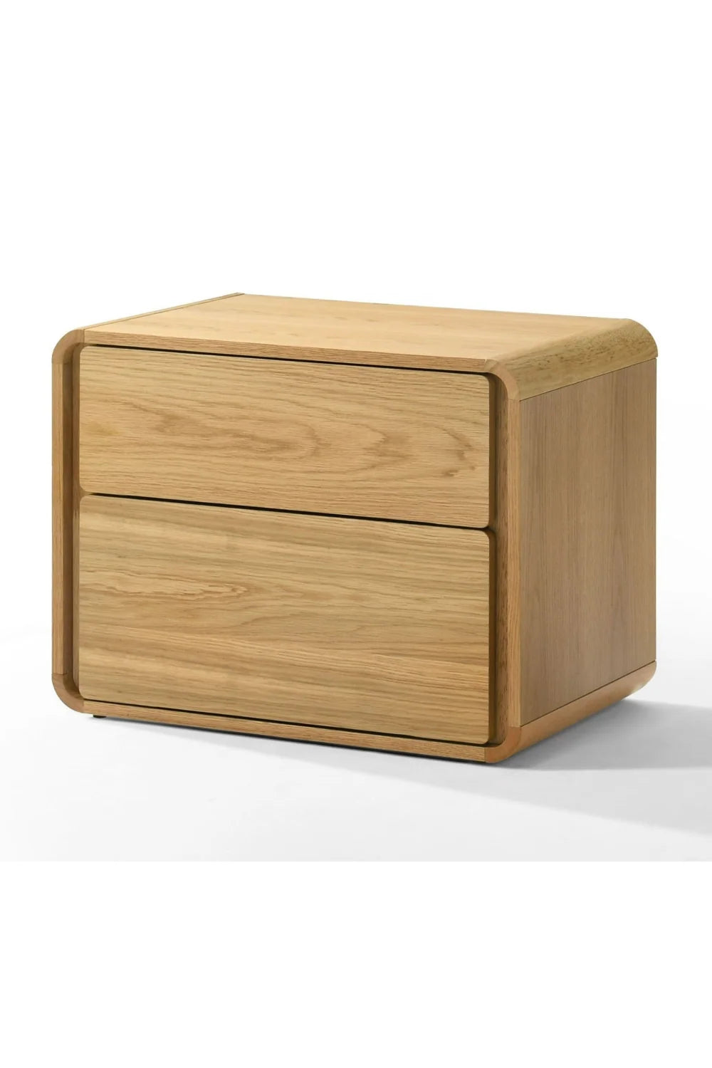 Luxury Modern Dustin Solid Wood Nightstand European Style for Villa
