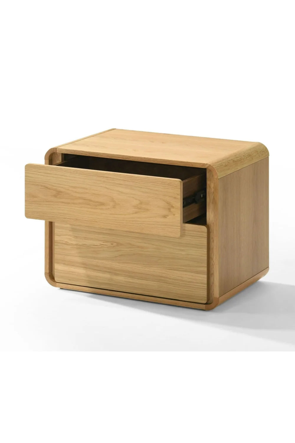 Luxury Modern Dustin Solid Wood Nightstand European Style for Villa
