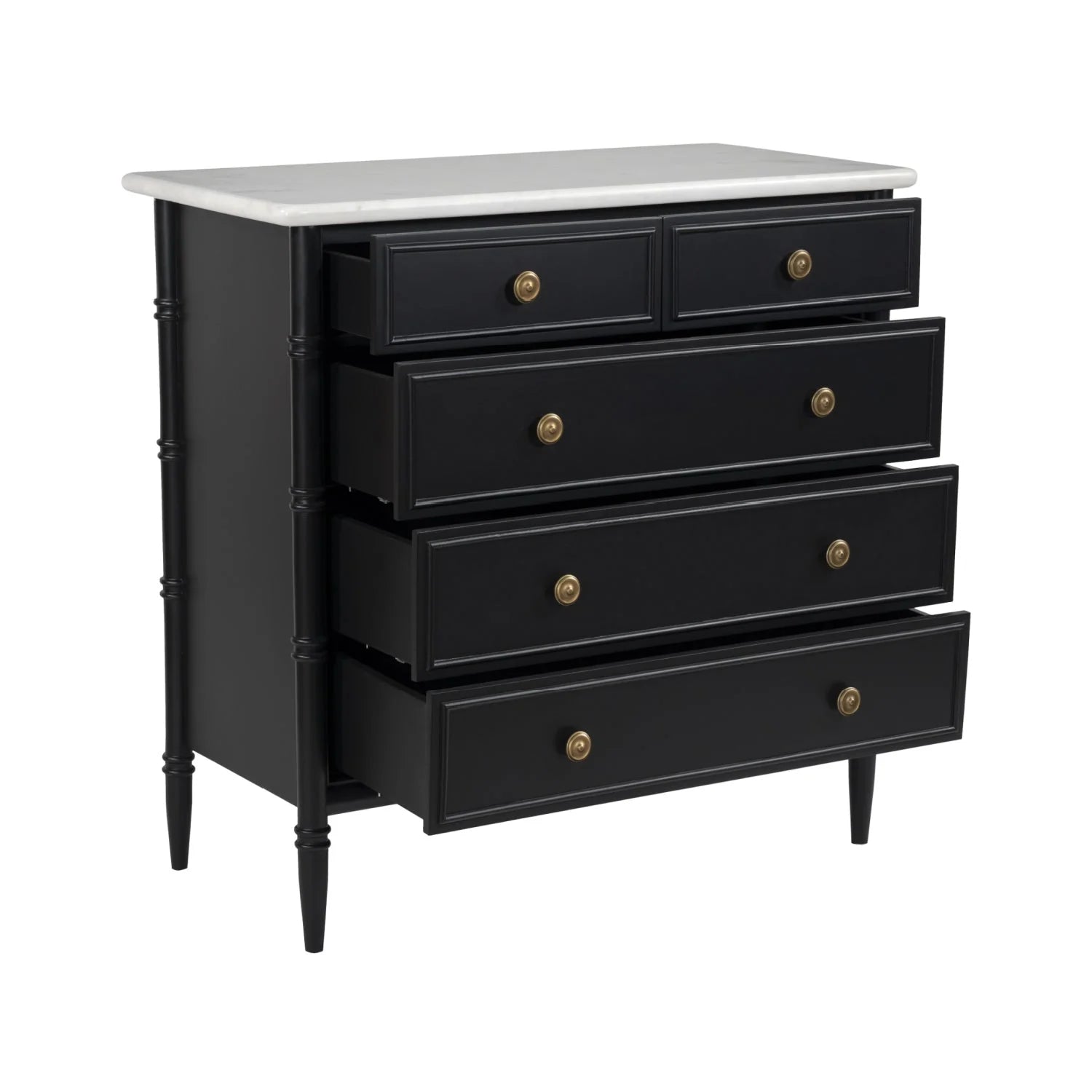 Luxury Modern Eleanor 5-Drawer Chest European Style for Villa