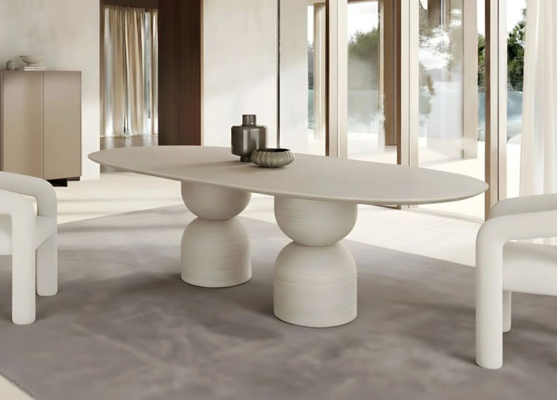 Luxury Modern Elite Dining Table European Style for Villa