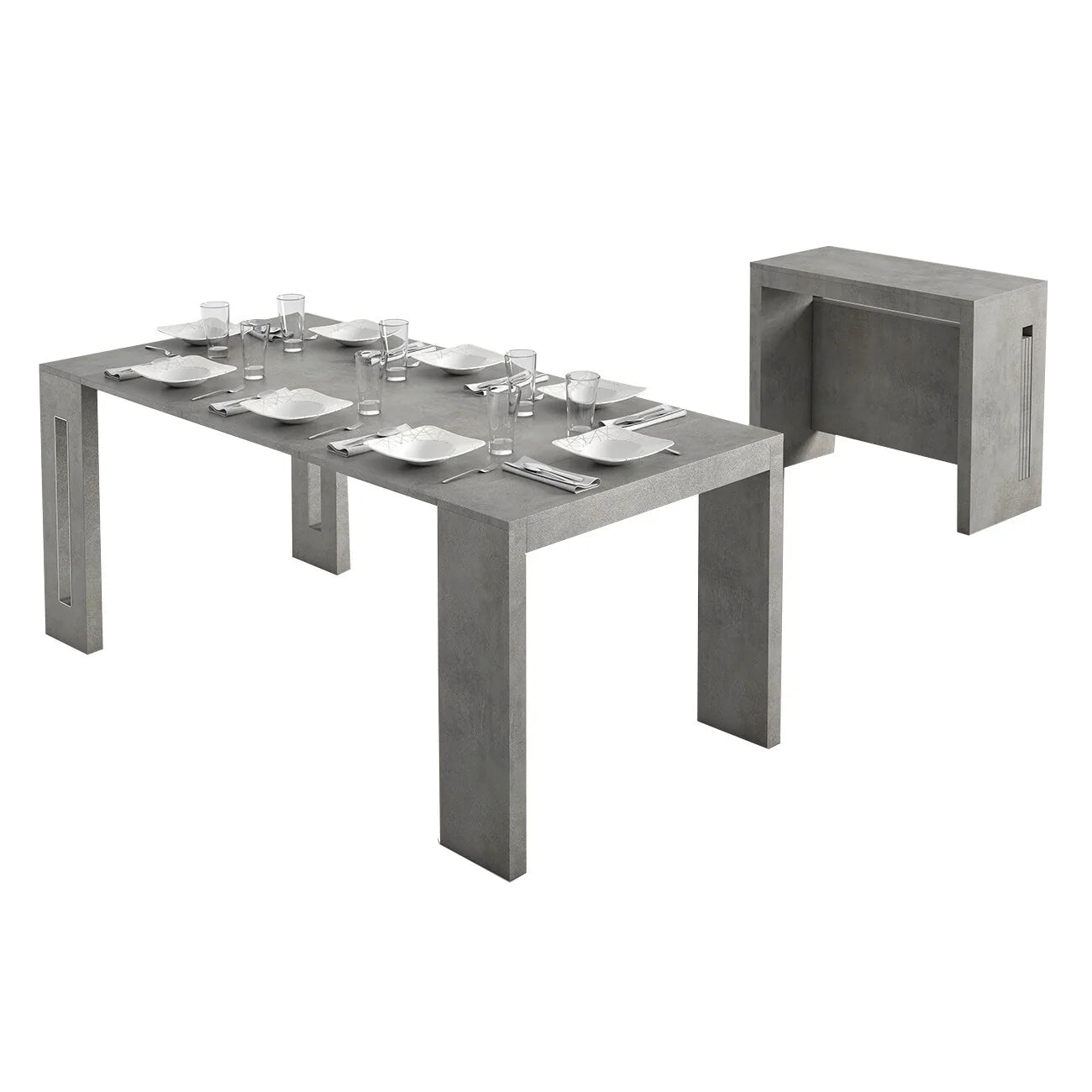 Luxury Modern Ellie Extendable Console Table European Style for Villa