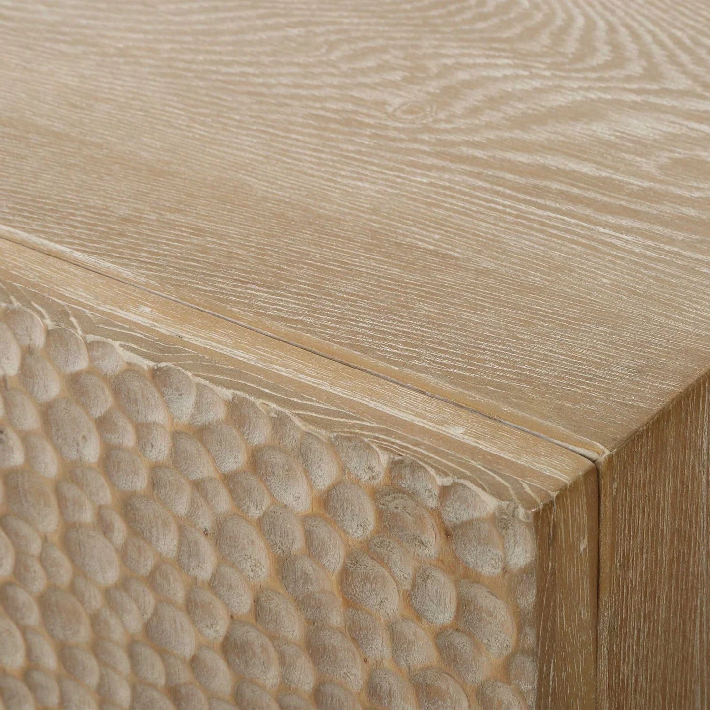 Luxury Modern Elm Veneer Cabinet European Style for Villa