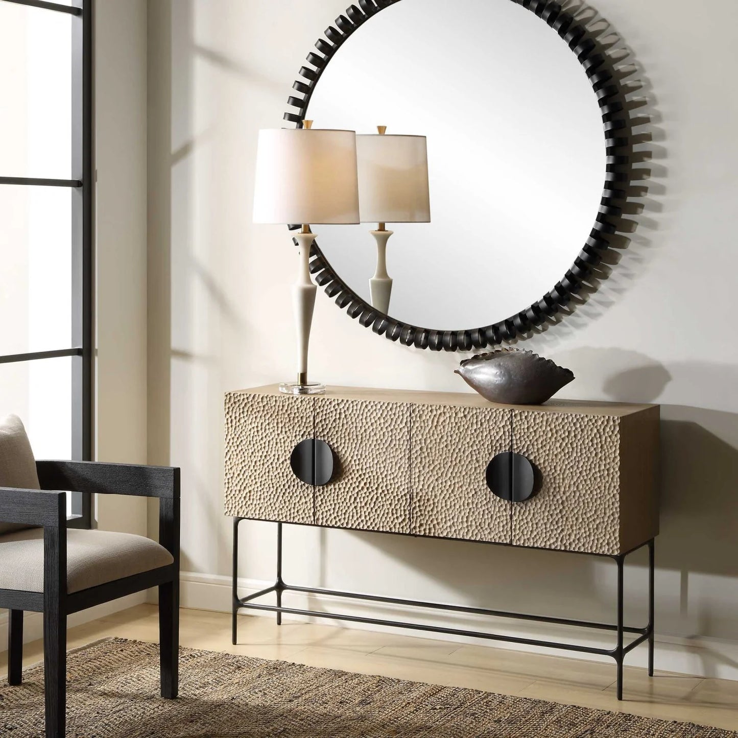 Luxury Modern Elm Veneer Cabinet European Style for Villa