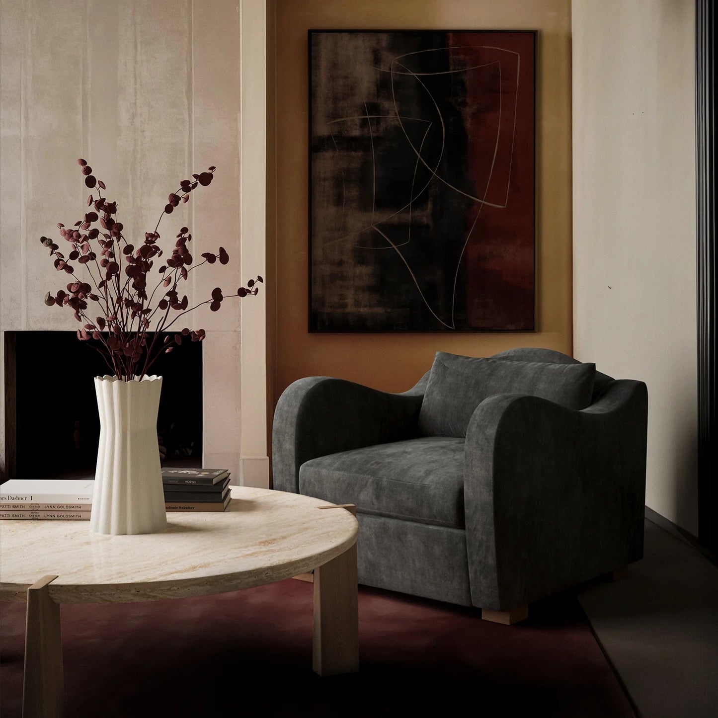 Luxury Modern Elodie Chair European Style for Villa