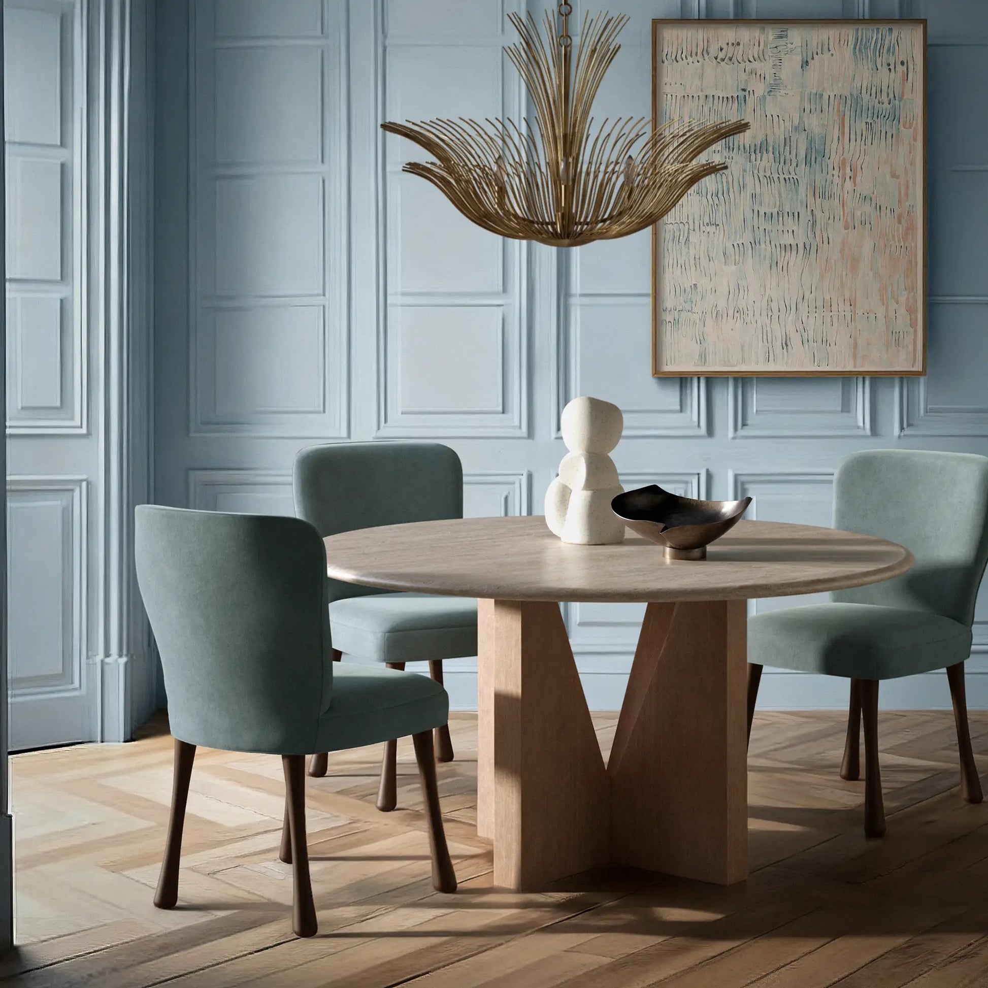 Luxury Modern Elysees Dining Table European Style for Villa