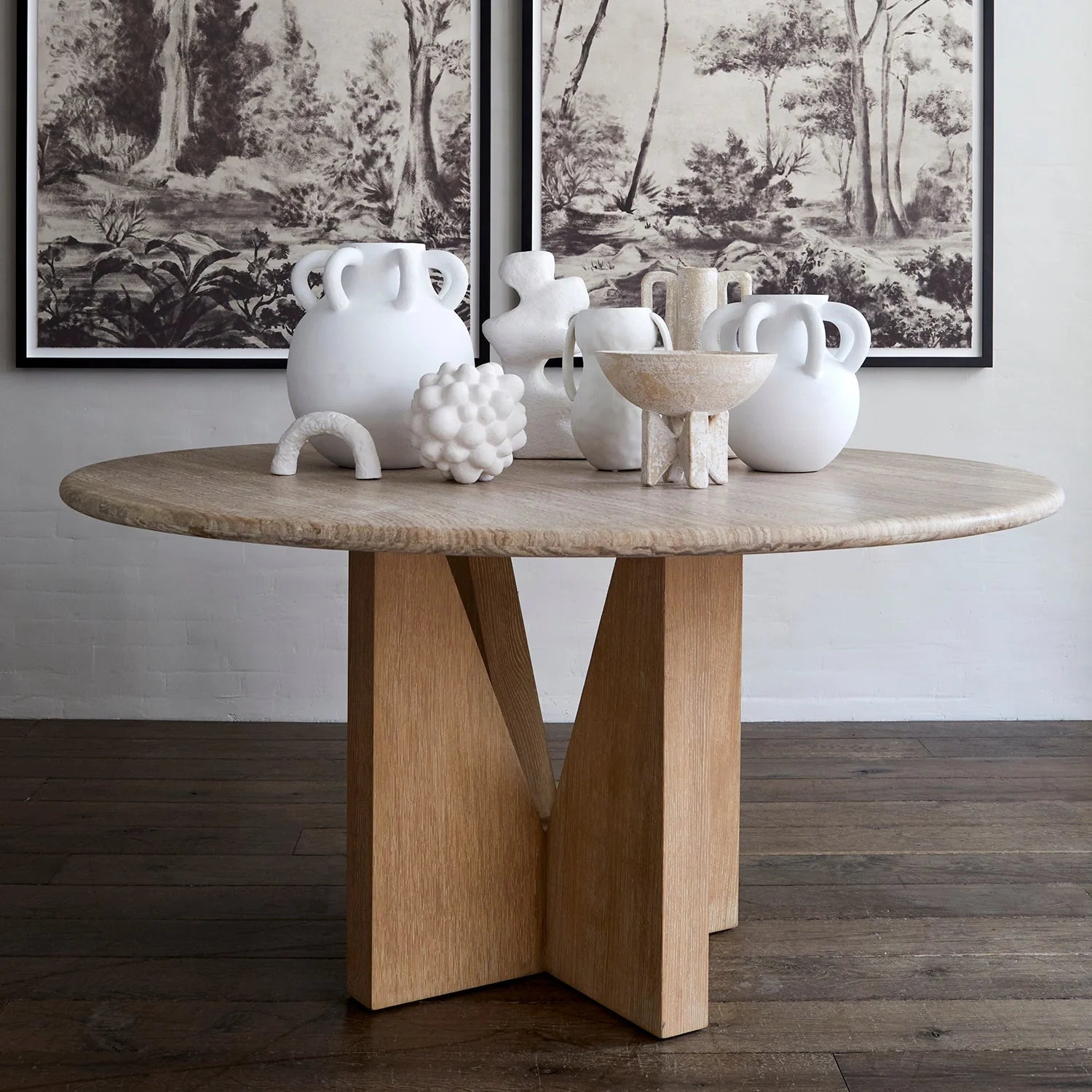 Luxury Modern Elysees Dining Table European Style for Villa