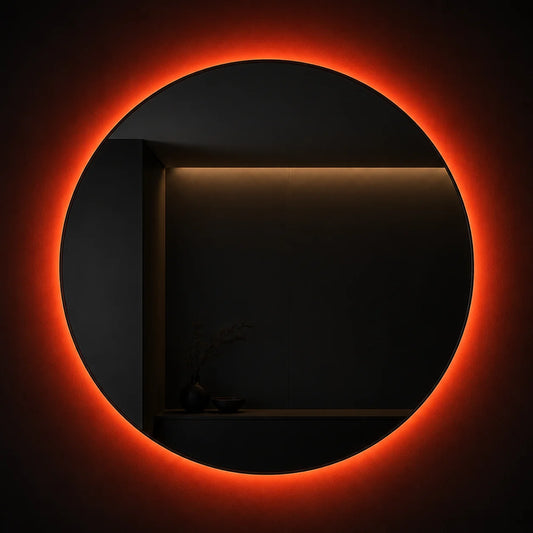 Luxury Modern Ember Eclipse Mirror European Style for Villa
