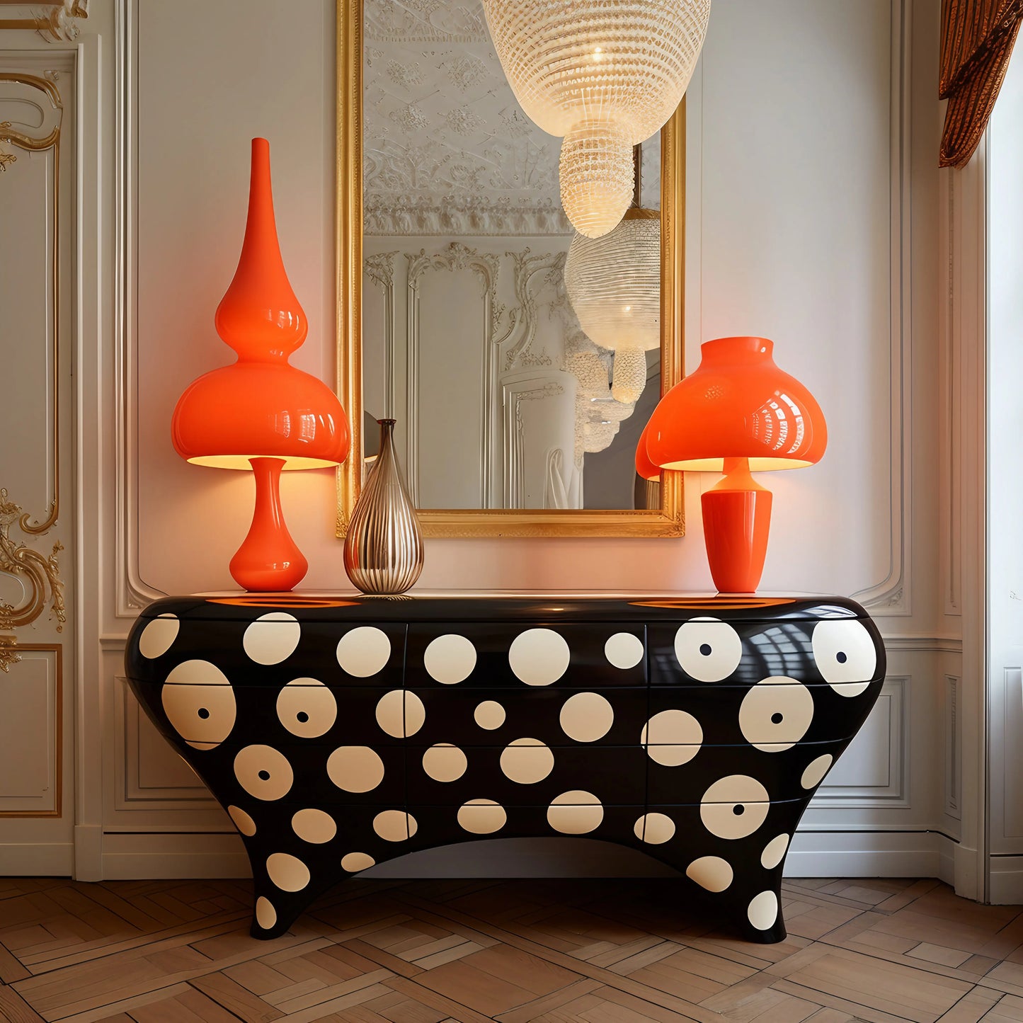 Luxury Modern Enso Console Table European Style for Villa