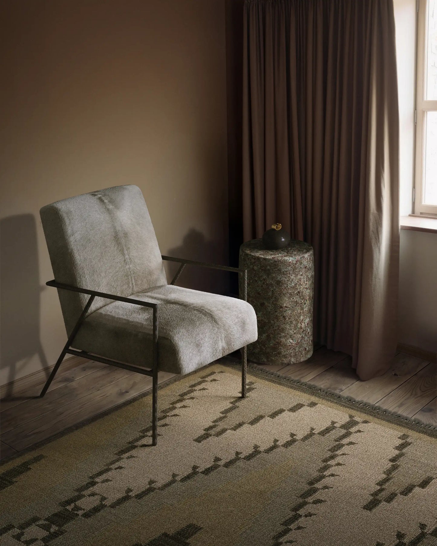 Luxury Modern Enso Stool European Style for Villa