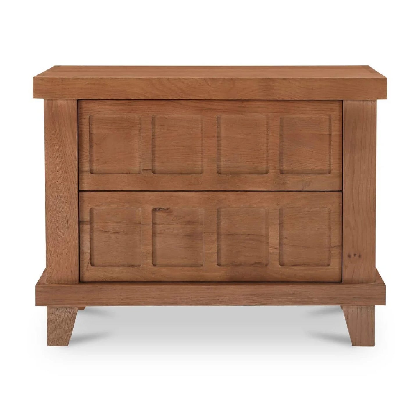 Luxury Modern Enya 2-Drawer Nightstand European Style for Villa