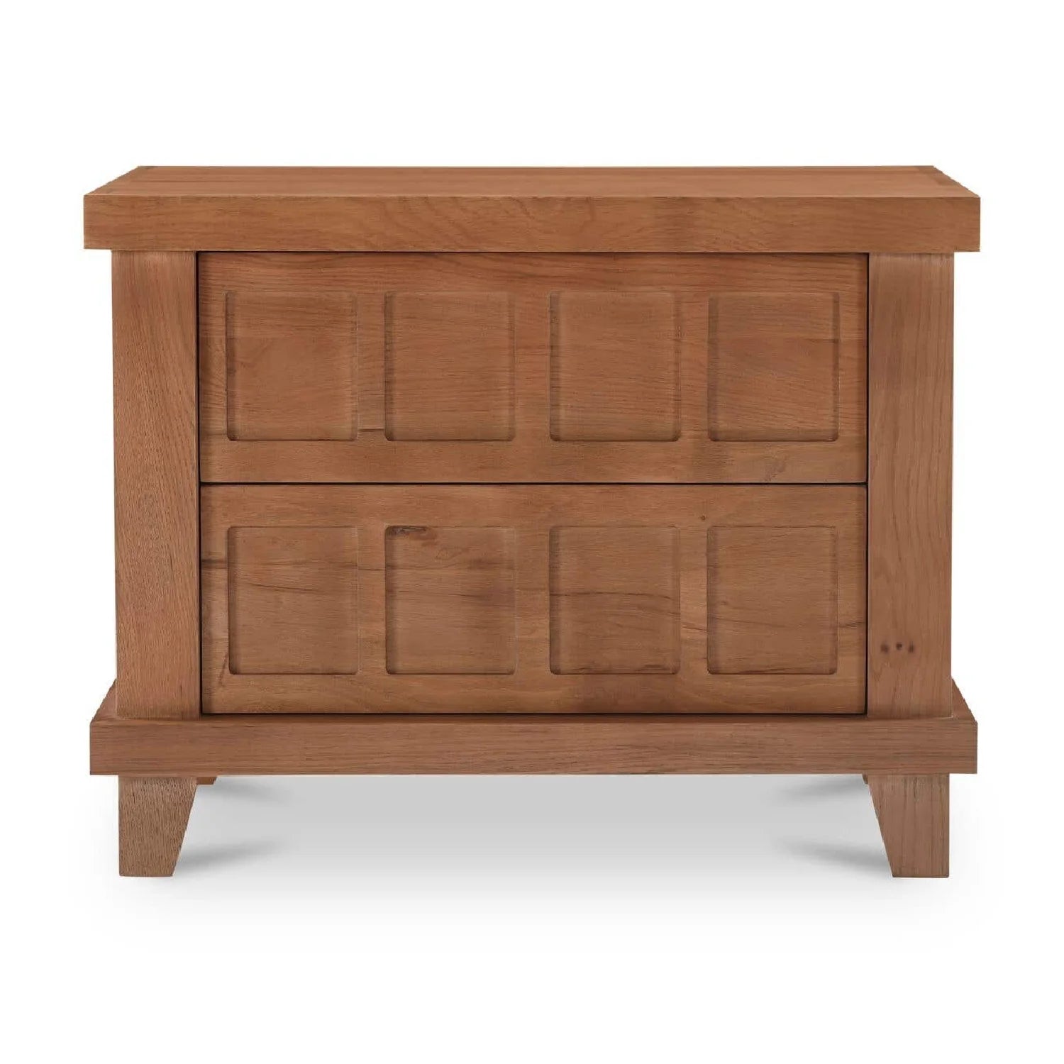 Luxury Modern Enya 2-Drawer Nightstand European Style for Villa