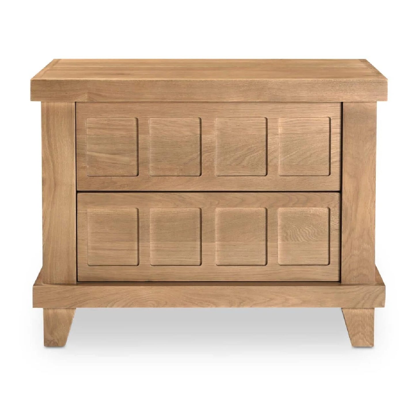 Luxury Modern Enya 2-Drawer Nightstand European Style for Villa