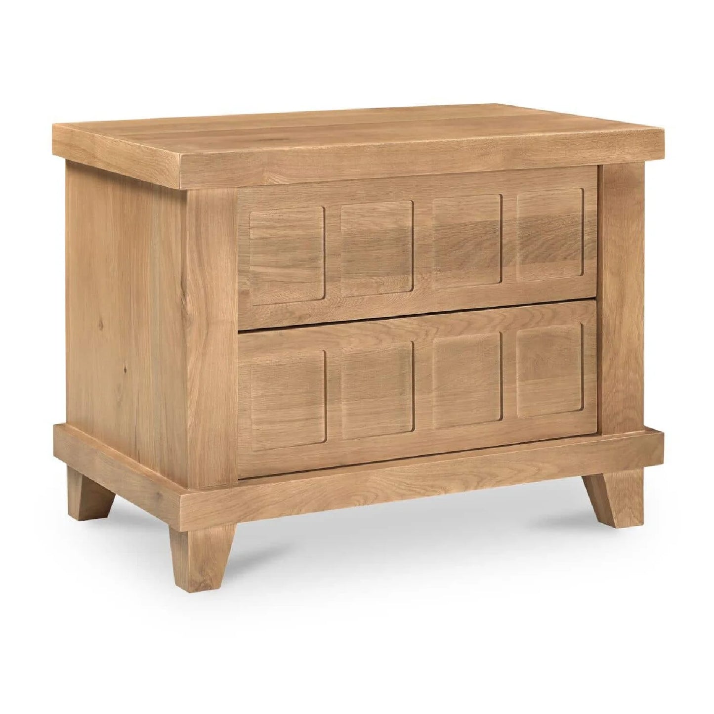 Luxury Modern Enya 2-Drawer Nightstand European Style for Villa