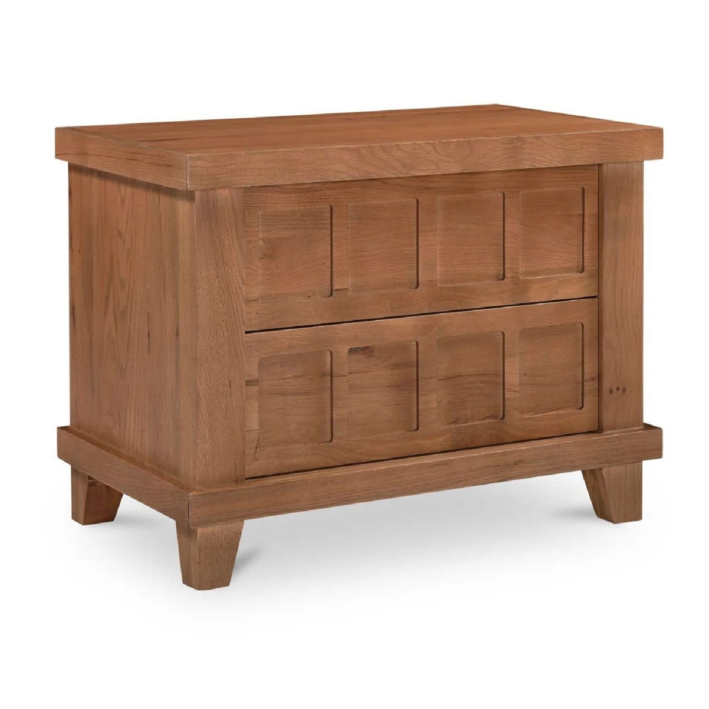 Luxury Modern Enya 2-Drawer Nightstand European Style for Villa