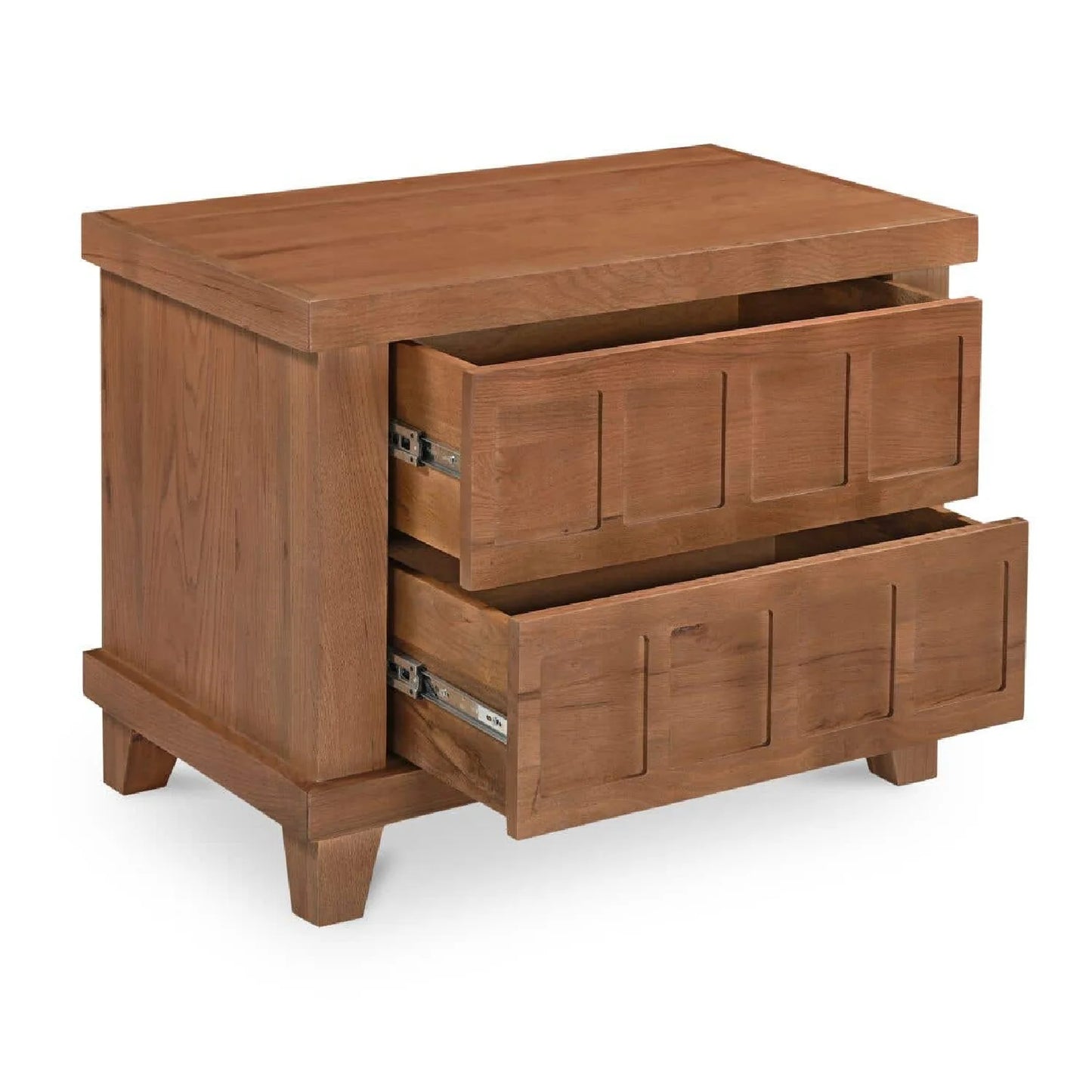 Luxury Modern Enya 2-Drawer Nightstand European Style for Villa