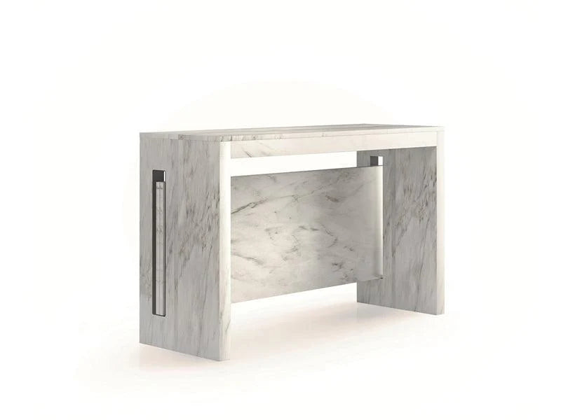 Luxury Modern Erica Extendable Console Dining Table European Style for Villa