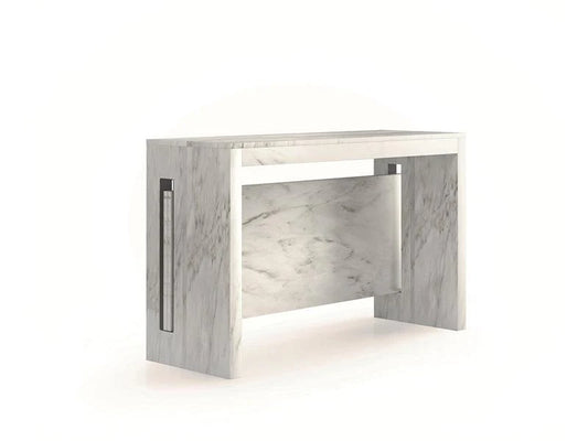 Luxury Modern Erica Extendable Console Dining Table European Style for Villa