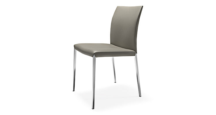 Luxury Modern Erika Leather Dining Chair European Style for Villa