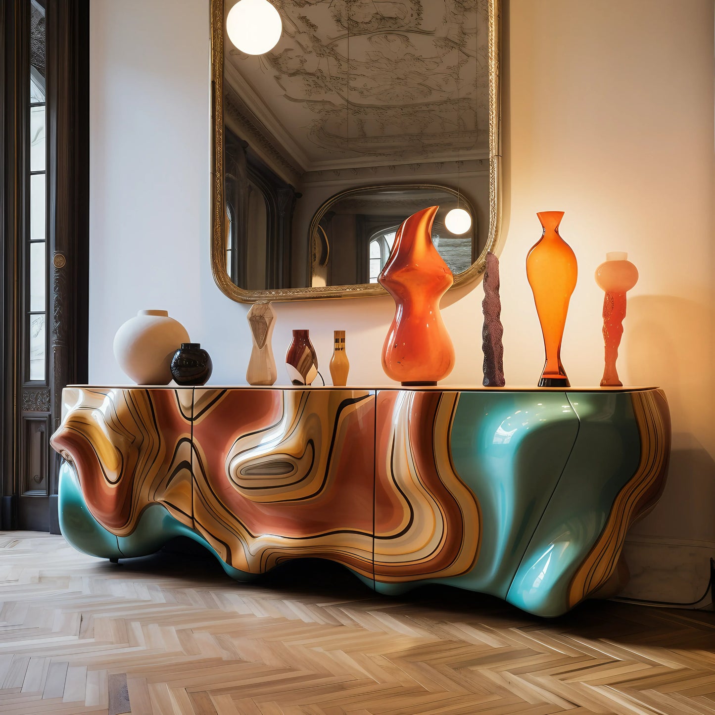 Luxury Modern Erosia Credenza European Style for Villa
