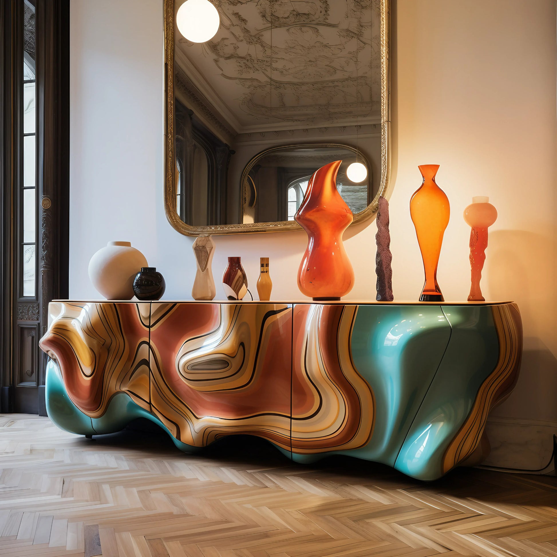 Luxury Modern Erosia Credenza European Style for Villa