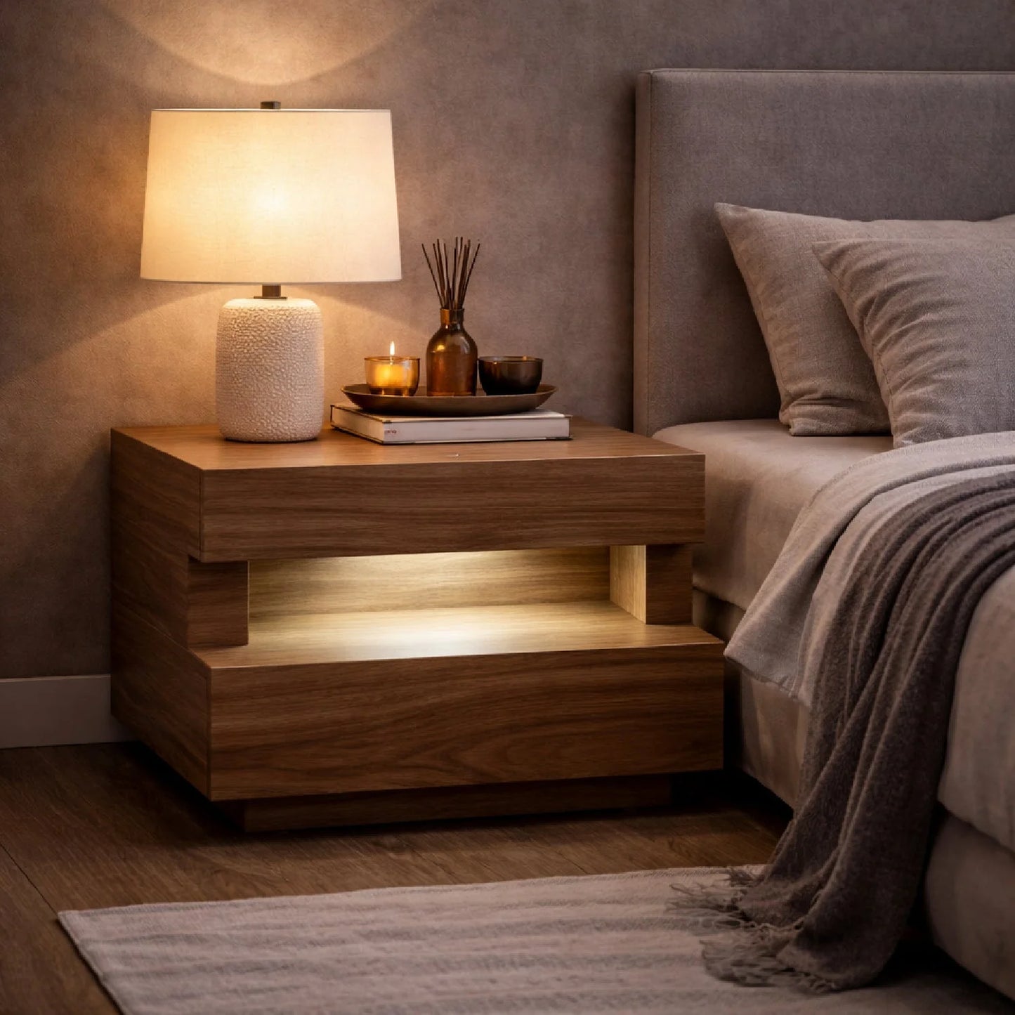 Luxury Modern Esso Nightstand European Style for Villa